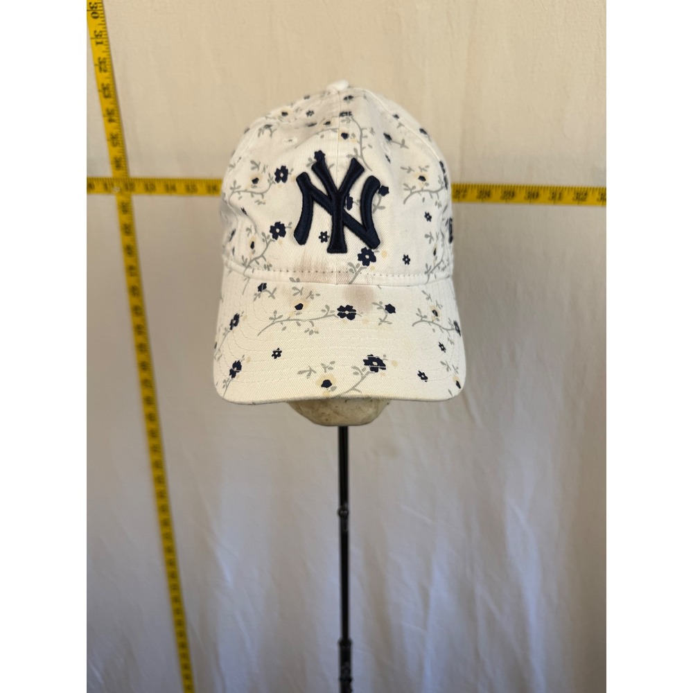 New Era 9TWENTY Hat Youth OSFM White Floral Girly Yankees MLB Cap Festival